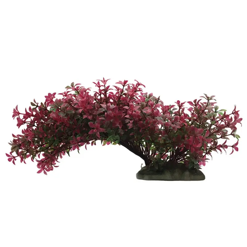 Swell Uk Red Swell Trailing Leaves Artificial Plant - Aquarium DCor Large
