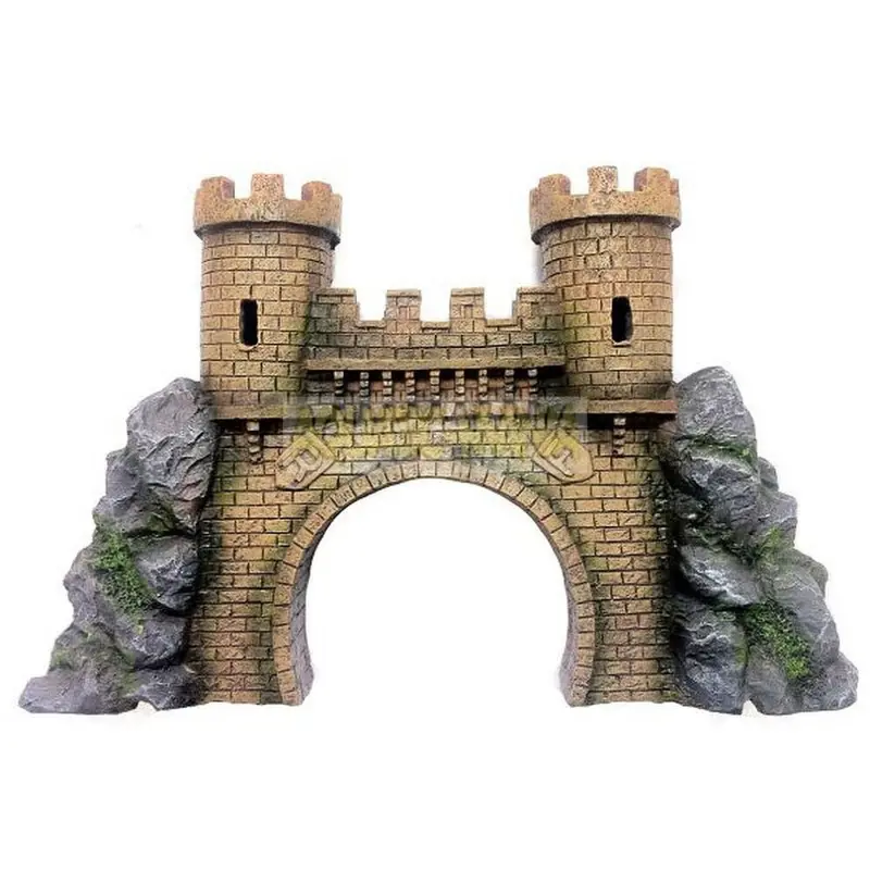 Betta Aquarium Ornament Castle Arch Detailed 29 X 18.5 H Ms840 29L