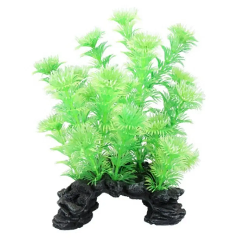 Ab Tools Natural Look Aquatic Aquarium Fish Tank Deco Plant Rock Cabomba 5X12x20cm