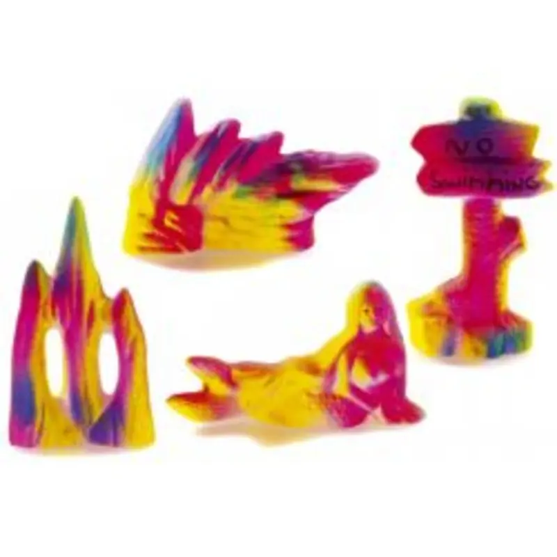 Classic Fluorescent Ornaments - Assorted - 11.5Cm