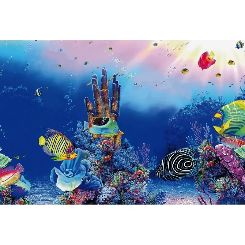Superfish Deco Poster F2 X 49Cm (Sea/Reef) Aquarium Background 60Cm
