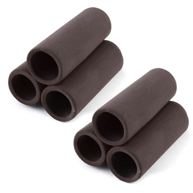 Tlily Brown Pcs Ceramic Shelters - Shrimp Habitat, Breeding Tube, Cave Size 6