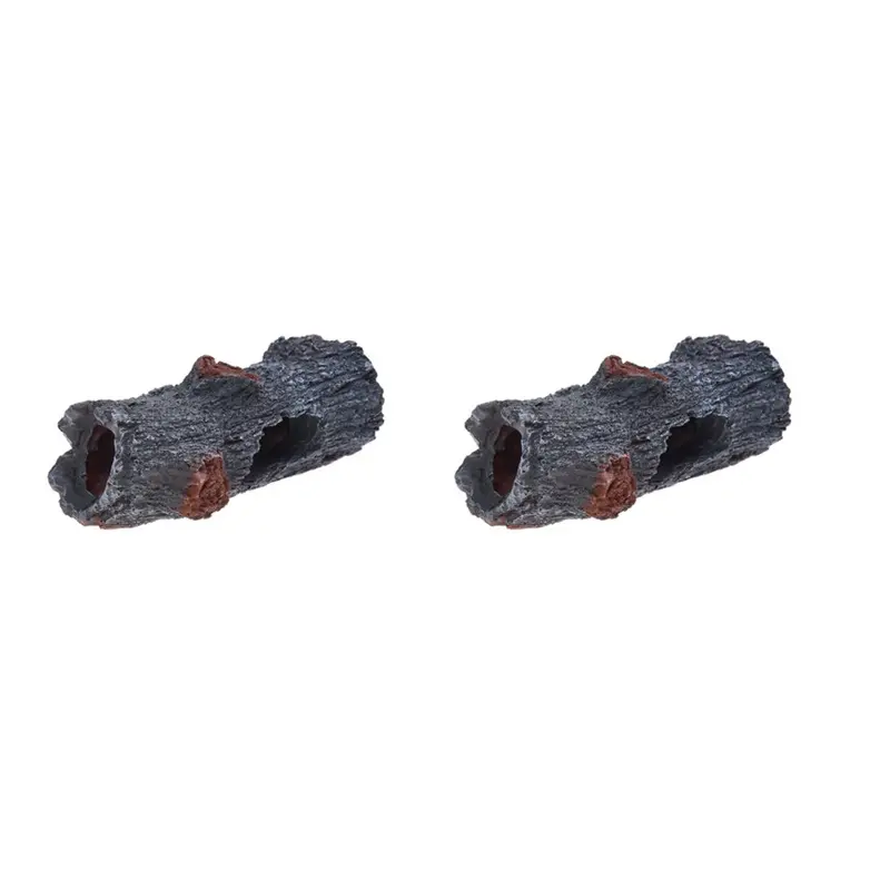 Spactz 2X Aquarium Decoration Cave Artificial Trunk Root Spawning Ground