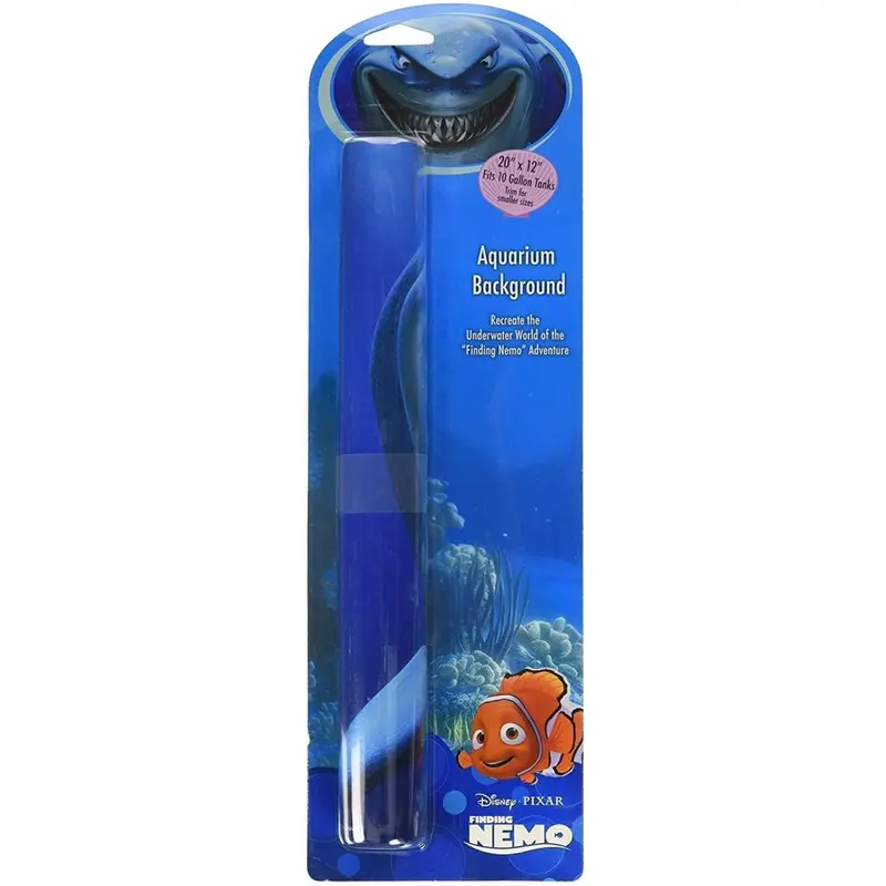 Penn-Plax Penn Plax Finding Nemo Bruce Aquarium Background, 20X12 Size 20
