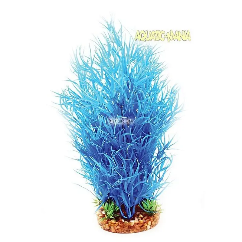 Aqua One Blue Plastic Plant Rotala Aquarium Plant 28205 30Cm