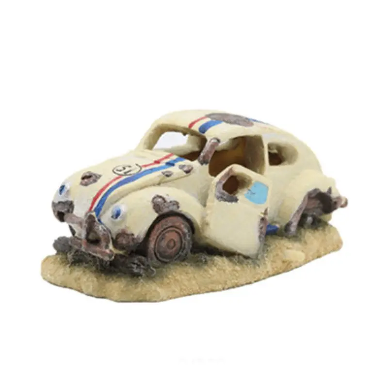 Swell Car For Aquarium Decor White