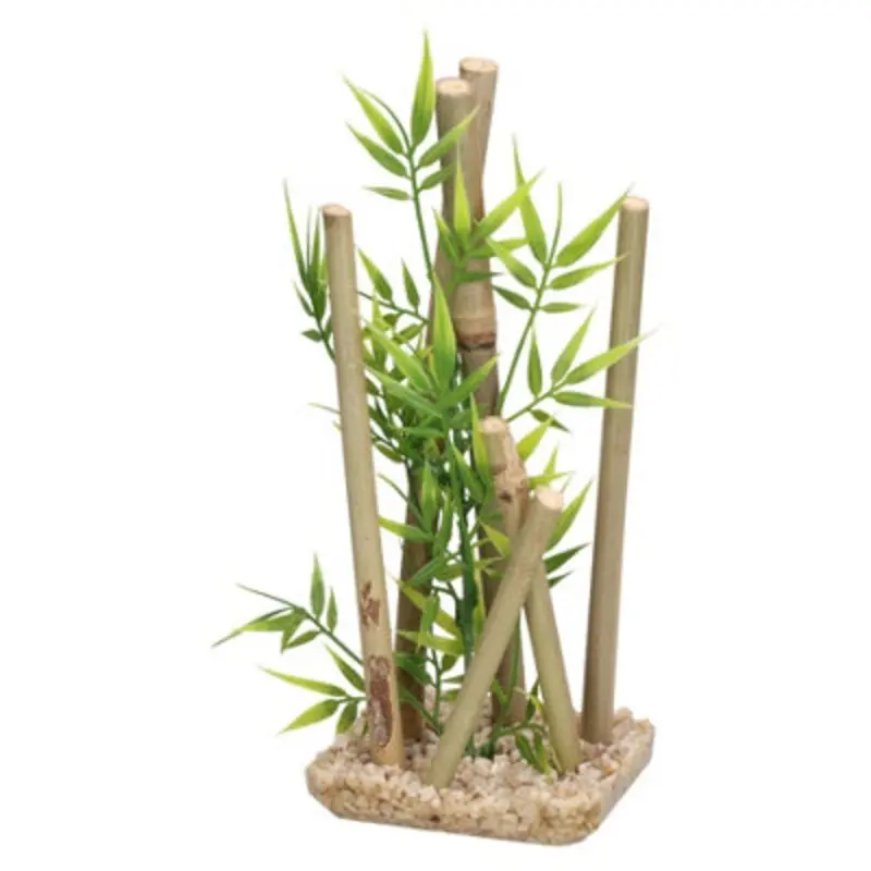 Ab Tools Aquatic Aquarium Decor Bamboo Stick Medium Fish Tank Ornament 9X11x25cm