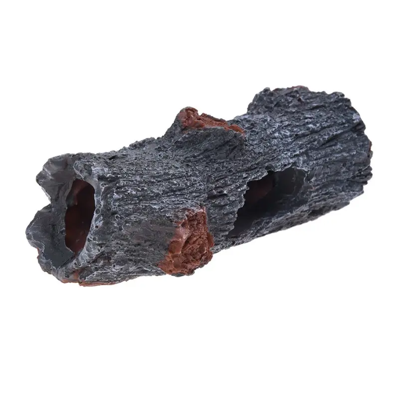 Tlily Aquarium Decoration Cave Artificial Trunk Spawning Ground Cave Size 13.5