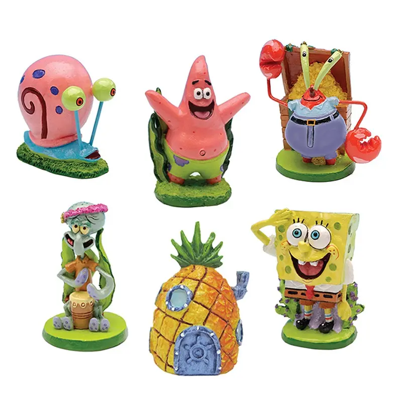 Spongebob Squarepants Resin Aquarium Ornament Mini
