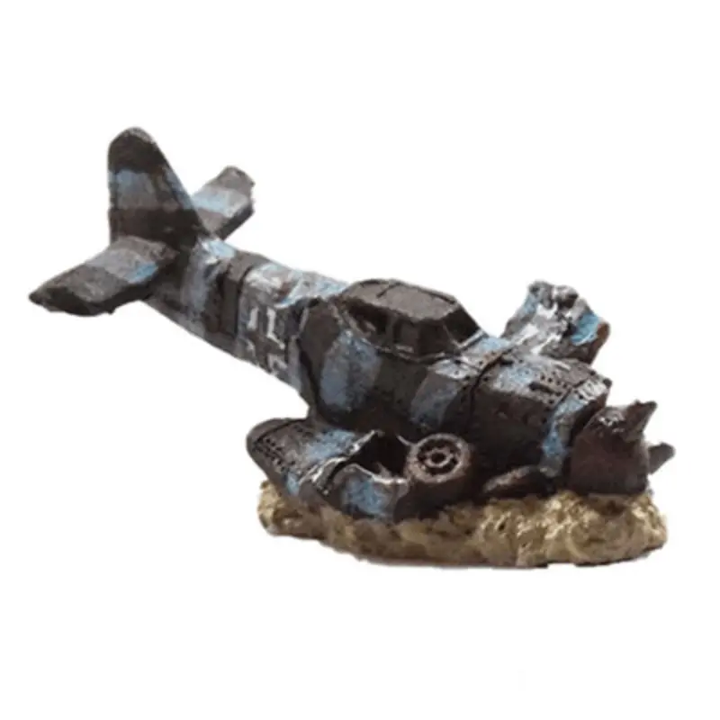 Swell Sunken Aeroplane For Aquarium Decor