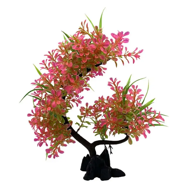 Swell Uk Pink Swell Plum Tree Artificial Plant Aquarium DCor