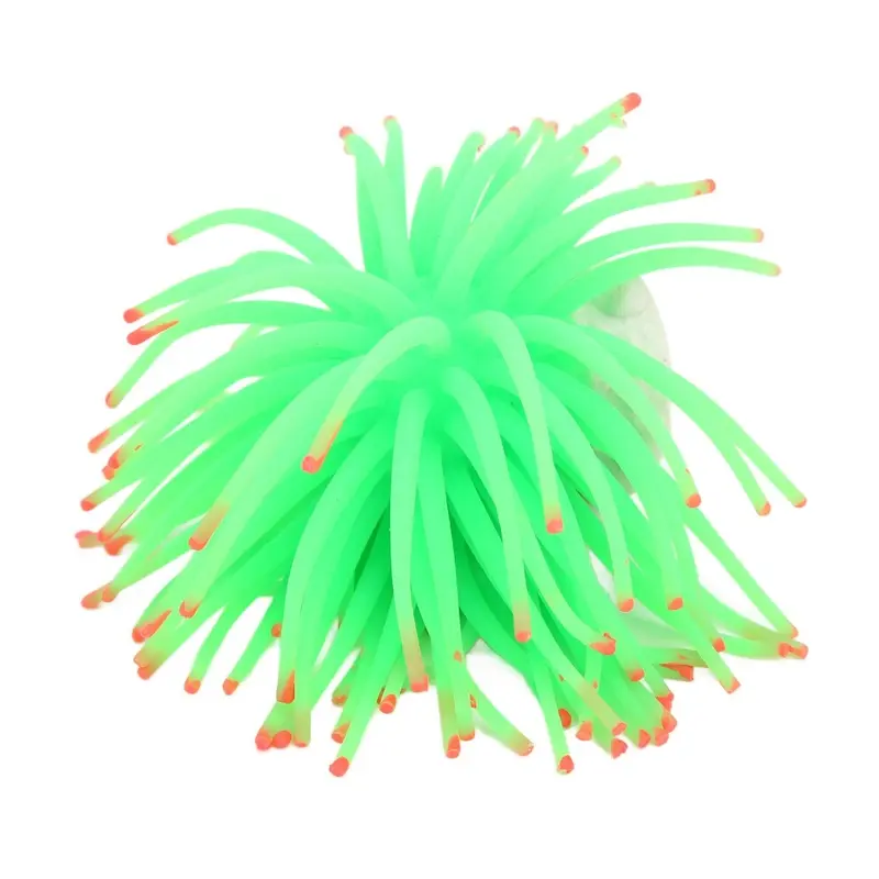 Coral Simulation Luminous Safe Beautiful Durable Decoration For Fish Tanksgreen