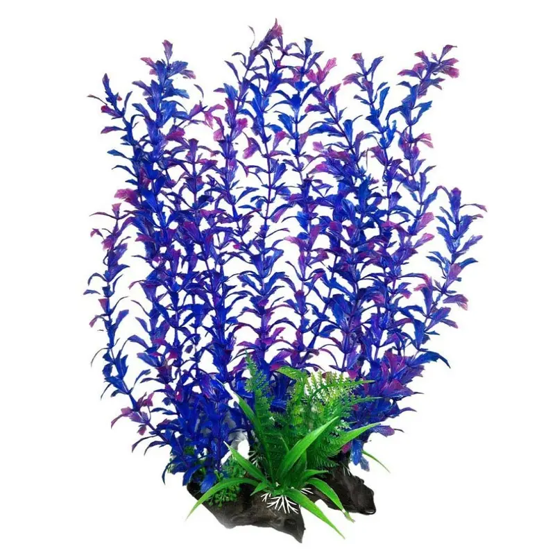 Swell Uk Purple Swell Watergrass Combination Artificial Plant Aquarium DCor