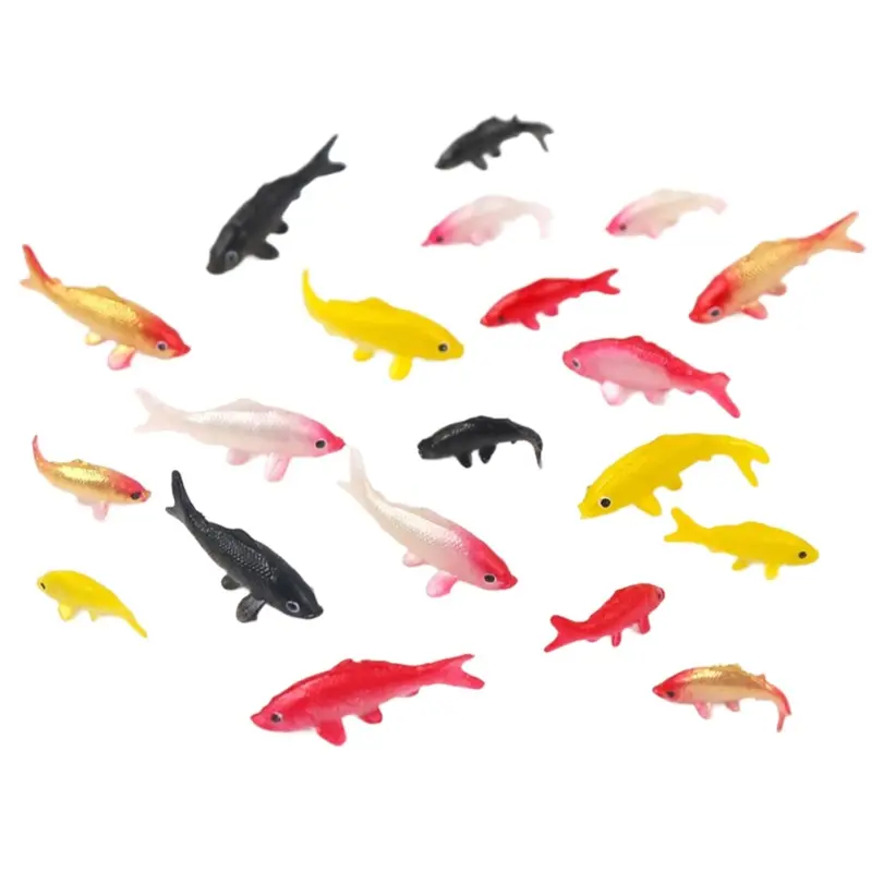 50Pc mini carp ornaments for fish tank B