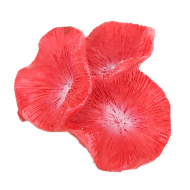 Coral/Red Aquarium Ornaments Resin Fish Tank Plants Decor For Aquarium Landscape