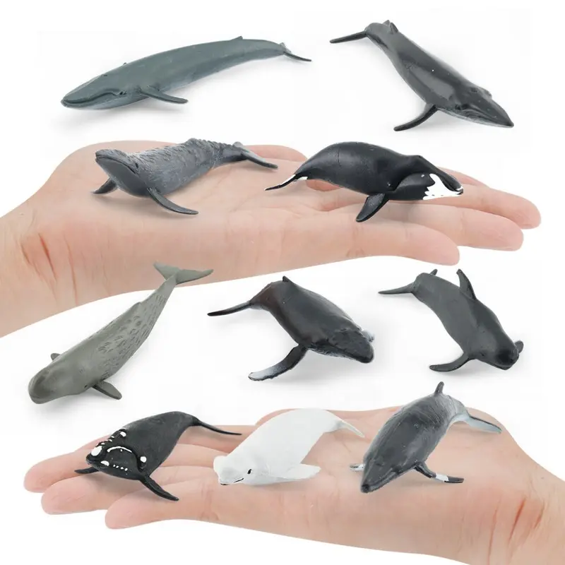 Creature Sea Whale Model Set Pvc Aquarium Decoration For Enthusiasts Marine