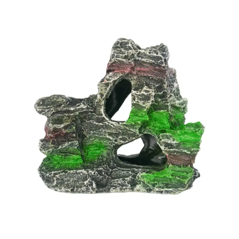 Aquarium Decoration Mini Fake Decorative Rocks Fish Tank Decoration,A