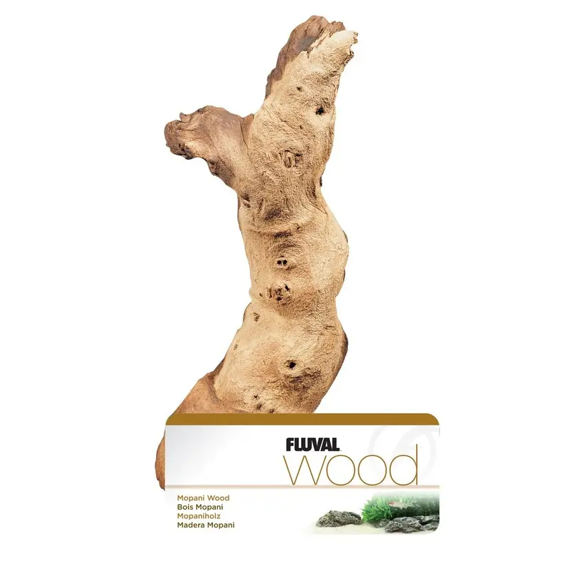 Marina Aquarium Mopani Driftwood Ornamental Root Dcor,Brown,Large