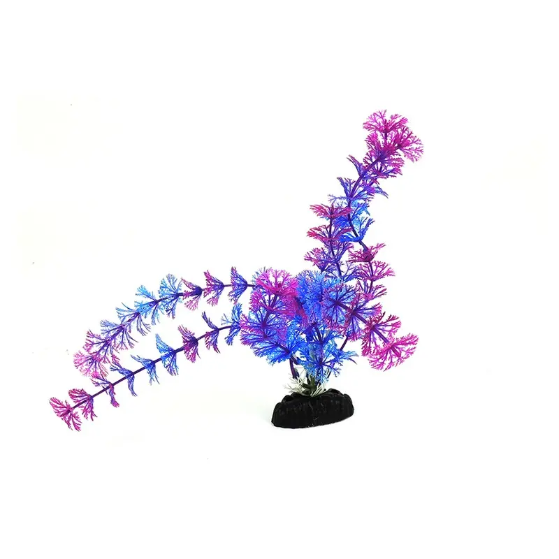 Classic Aquatics Leaf Plant Blue And Purple