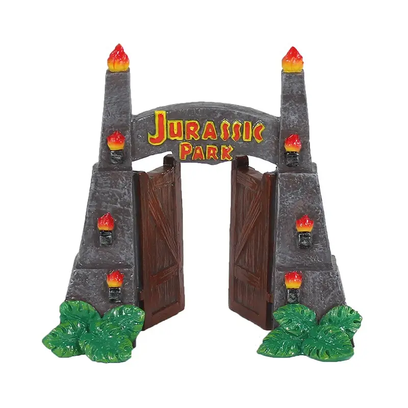 Jurassic Park Universal Studios Gates Aquarium Decoration