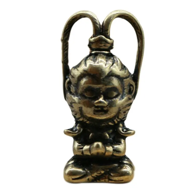 Torribaly Jjbrdz Copper Monkey Figurine Sun Statue Fish Tank Ornaments