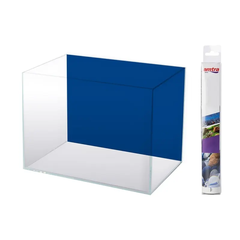 wave Double Background Blister, 60 X 150 cm, Black/Blue