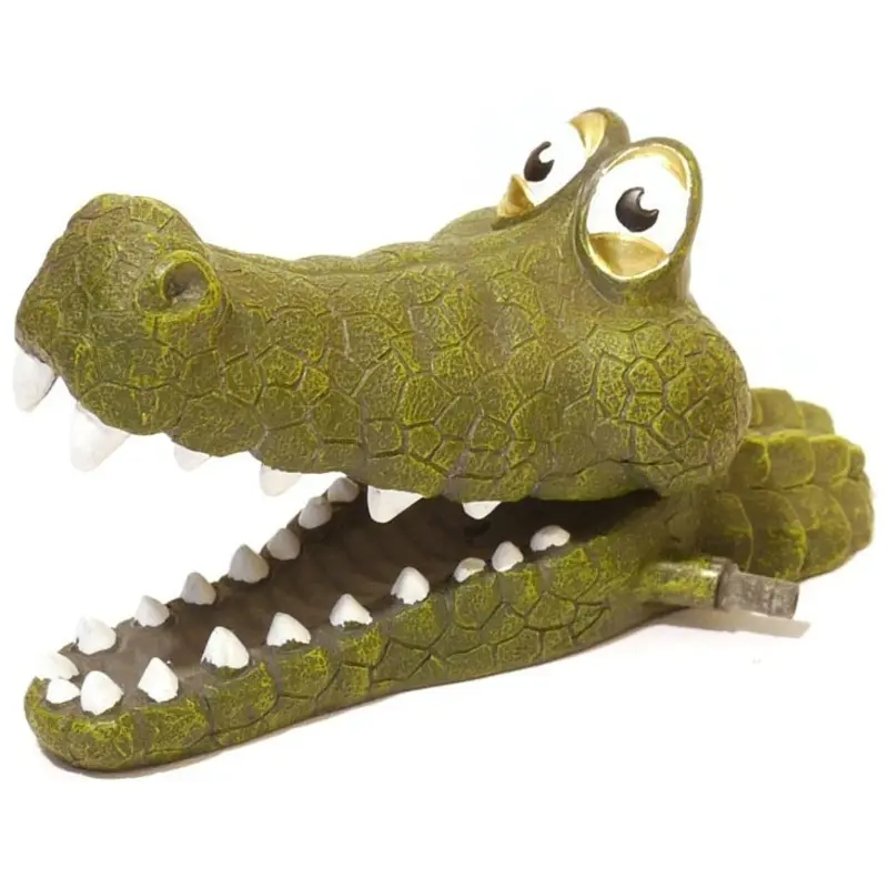 Rosewood Ribbon Aquatic Ornaments - Bubbling Action Alligator Blue Large