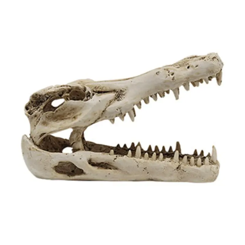 Swell Crocodile Skull Fish Tank Ornament Aquarium Decor