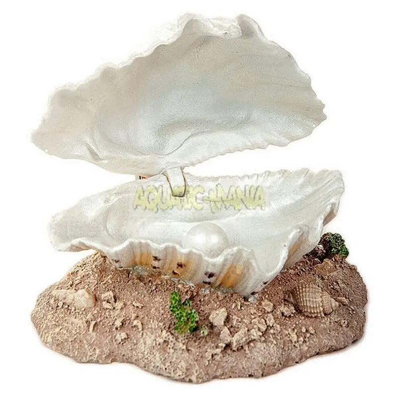 Betta White Air Action Aquarium Ornament Air Action Clam Ms896
