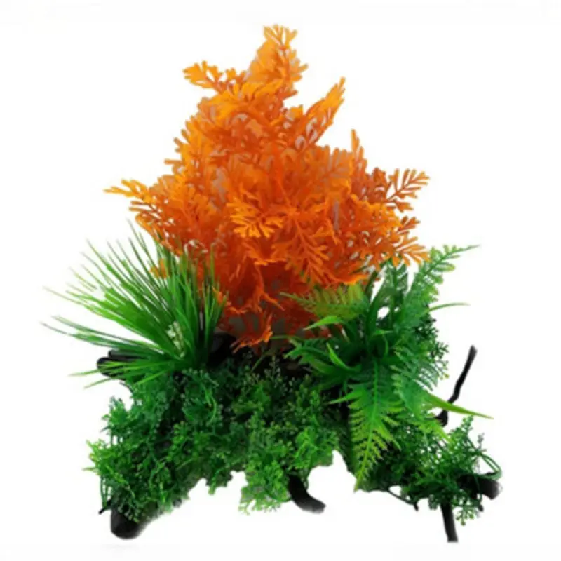 Swell Orange/Green & Combination Bush Artificial Plant
