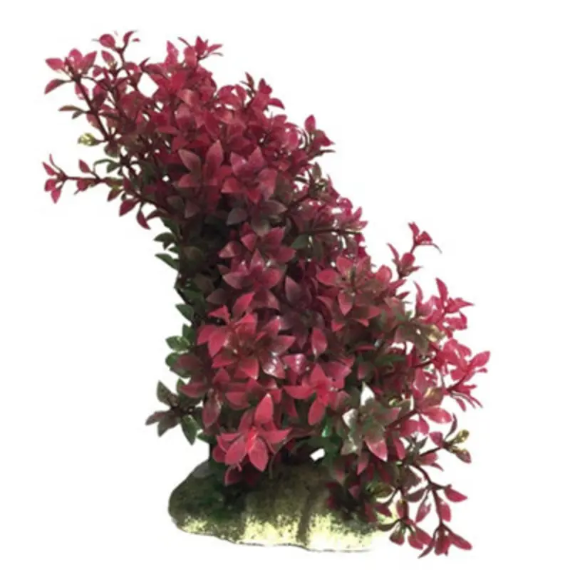 Swell Trailing Leaves Artificial Plant - Small Red