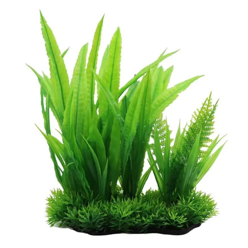 Swell Uk Green Swell Echinodorus Combination Artificial Plant - Pointed Aquarium DCor
