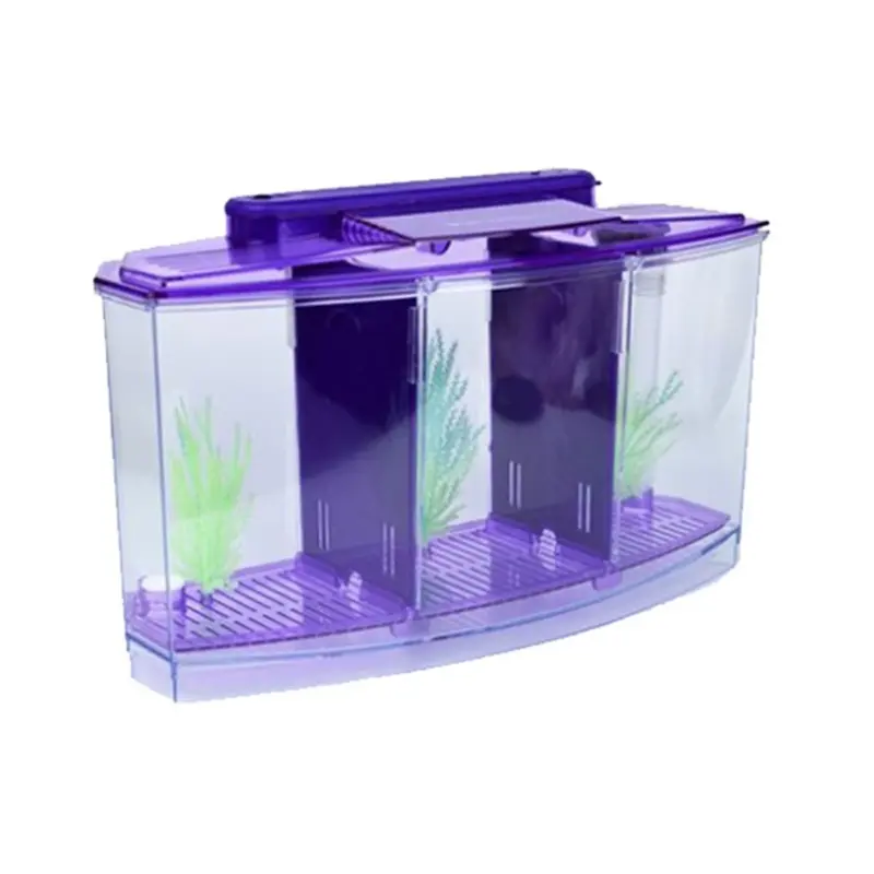 Blue/White/Light Mini Breeding Fish Tank Aquarium Fish Tank For Fishes Small