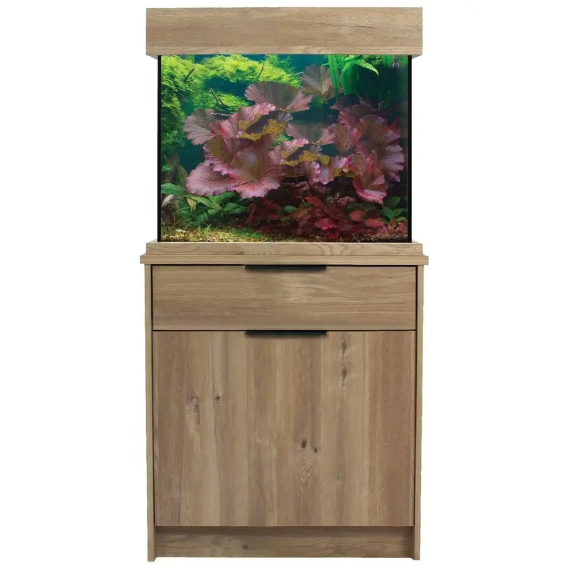 Aqua One Unisex Light Oak Oakstyle 110L Aquarium And Nash Oak Cabinet