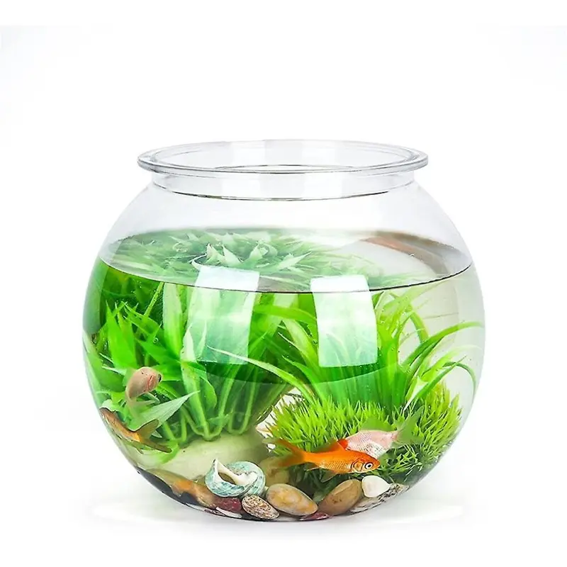 Fishbowl. Heilwiy Round Aquarium Plastic. Heilwiy 20 Cm 20Cm