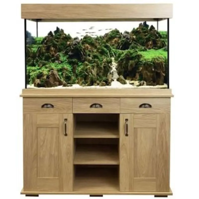 Fluval Shaker Aquarium And Cabinet - Hampshire Oak 252L