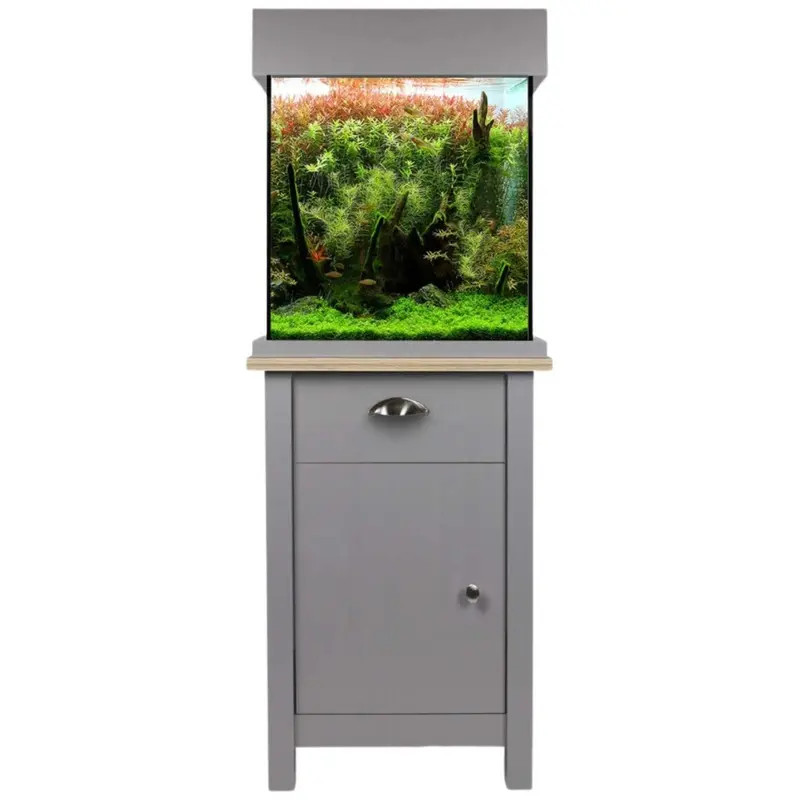 Aqua One Unisex Grey Oakstyle 85L Aquarium And Flint Cabinet
