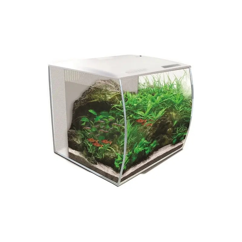 Fluval White (White) Flex Glass Aquarium Kit 57L Large