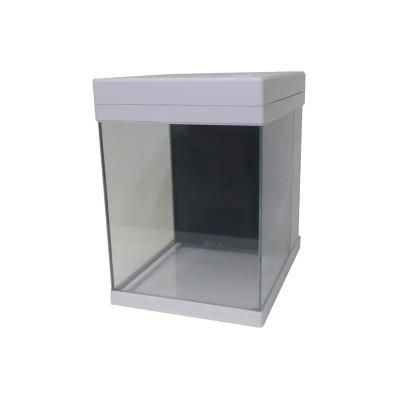 Jbj White Mt-208Dx-W 3 Gal Cubey Remote Control Led Aquarium Fish Tank, 3Gal