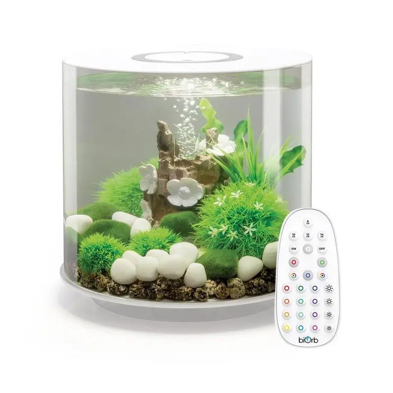 New Biorb Tube With Mcr Led Lighting White 15L