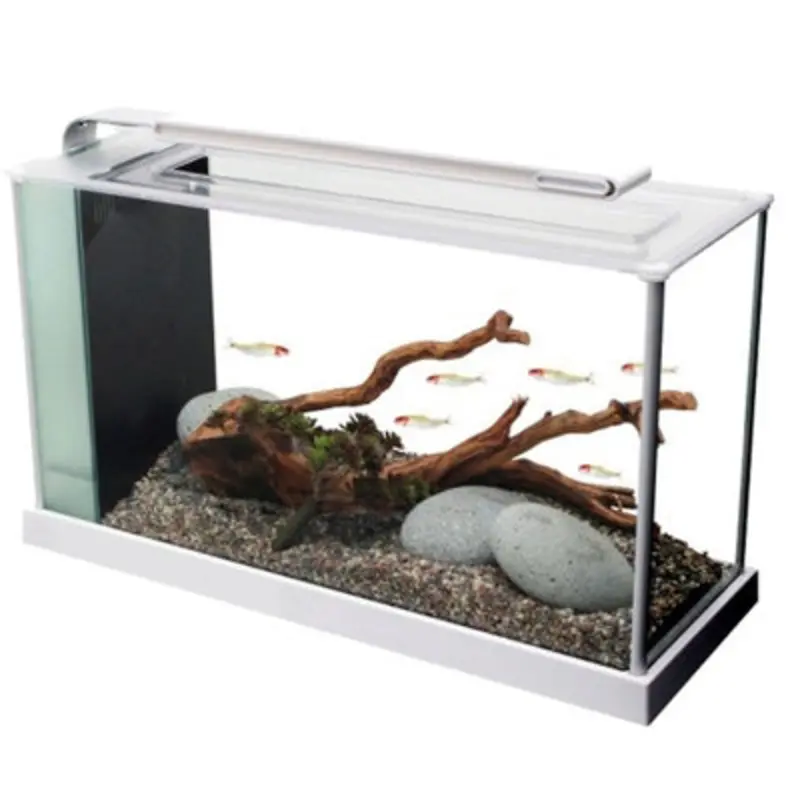 Fluval White/Light Spec Aquarium Gloss Led Hagen Fish Tank 19L
