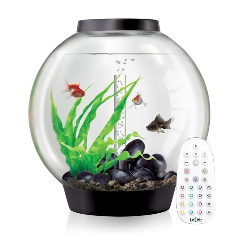 New Biorb Classic Aquarium In With Mcr Led Lighting Black 72014 60L