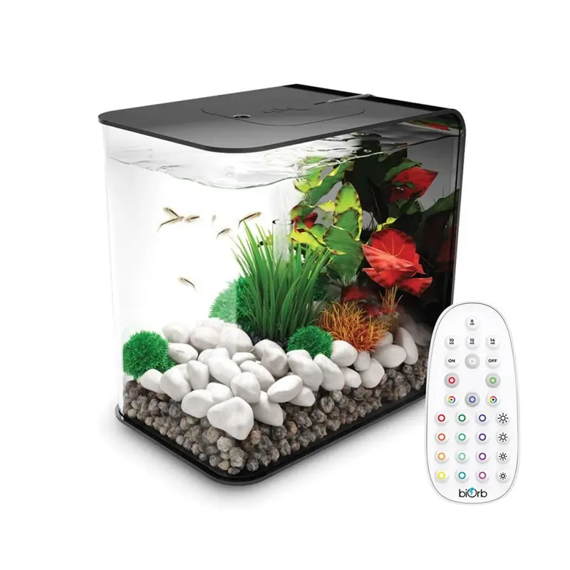 New Biorb Flow Aquarium In With Mcr Led Lighting Black 15L