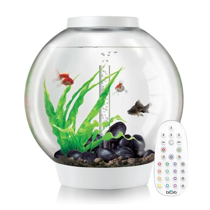 New Biorb Classic Aquarium In With Mcr Led Lighting White 72016 60L