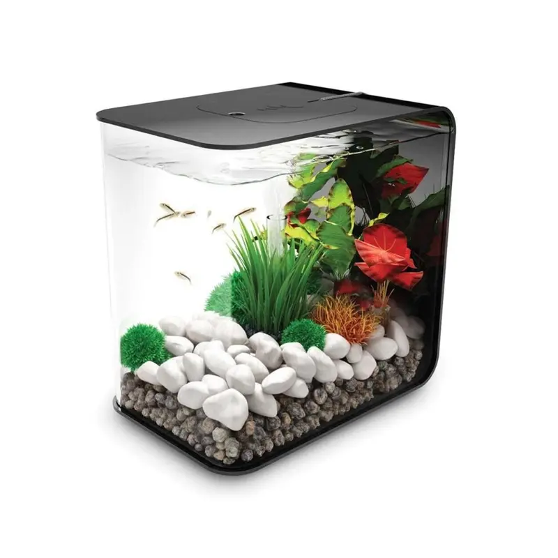Biorb Black Flow Aquarium, With Mcr Led Lighting And Heater Pack 15L