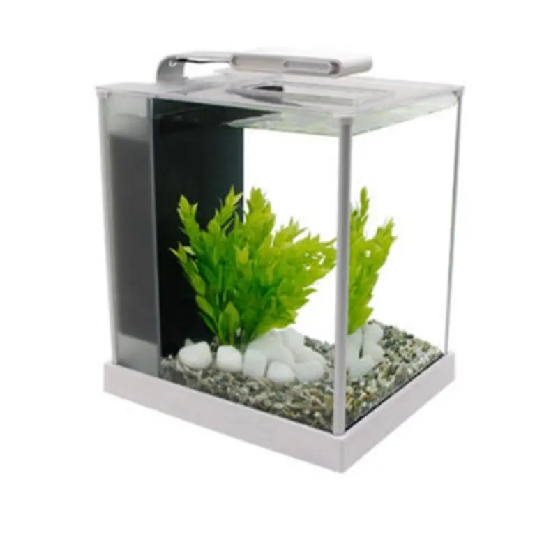 Fluval White/Light Spec Aquarium Gloss Led Hagen Fish Tank 10L