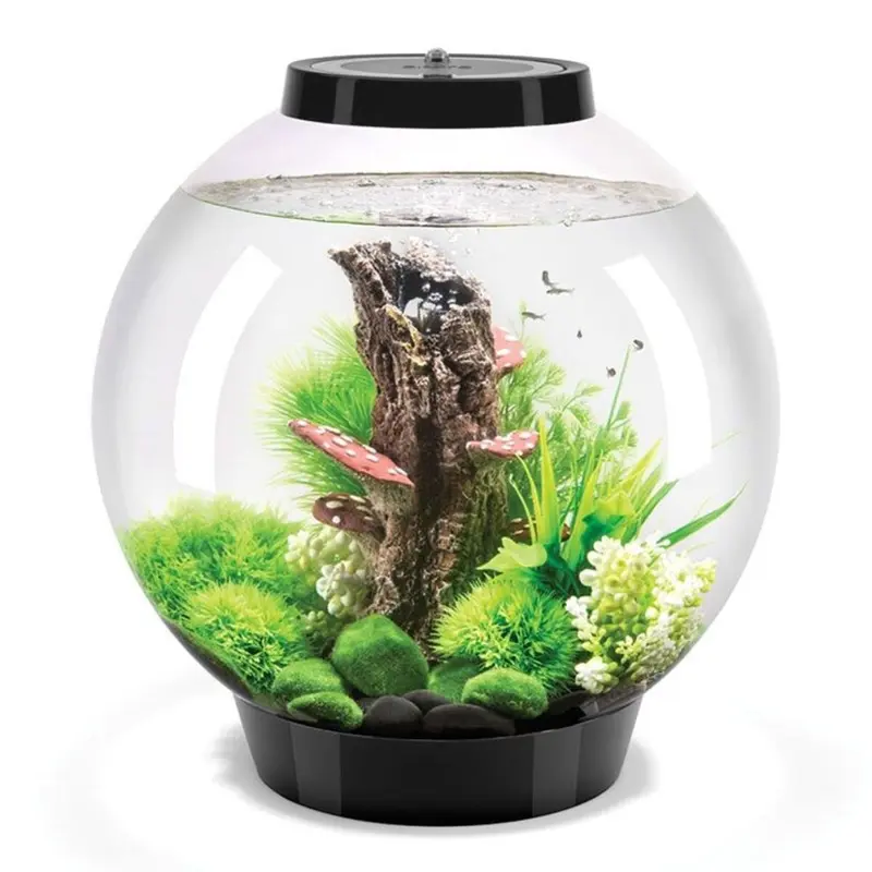 New Biorb Classic Aquarium In With Mcr Led Lighting Black 72008 30L