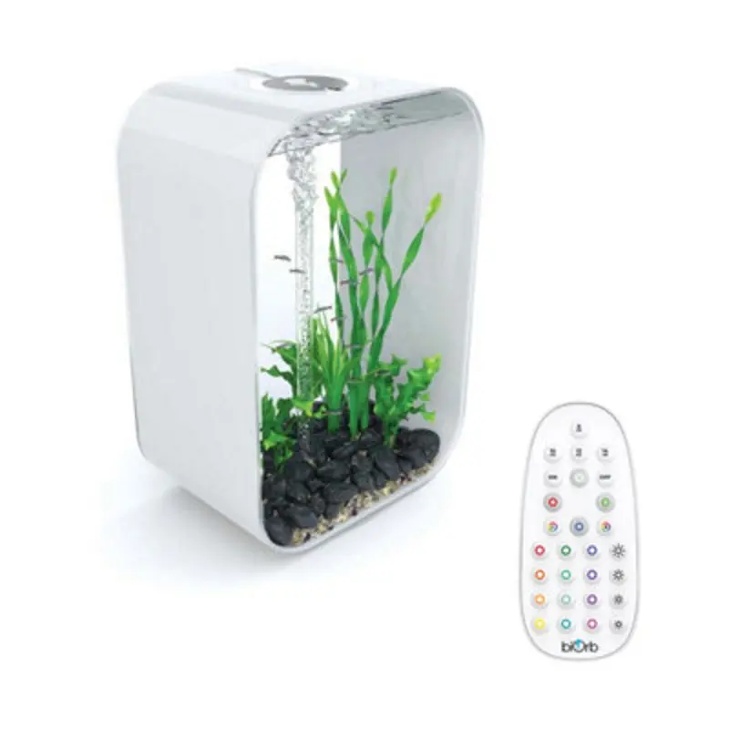 Oase Biorb Life 60L Aquarium Fish Tank In With Multi Colour Led Lighting White