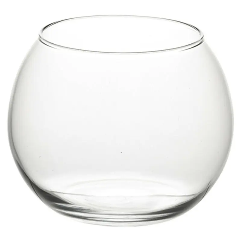 Pasabahce Round Glass Flower Vase Fish Bowl Balloon Centerpiece Box Small