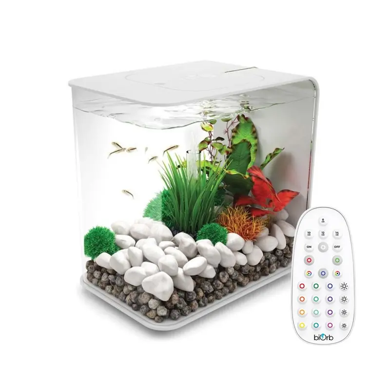New Biorb Flow Aquarium In With Mcr Led Lighting White 15L